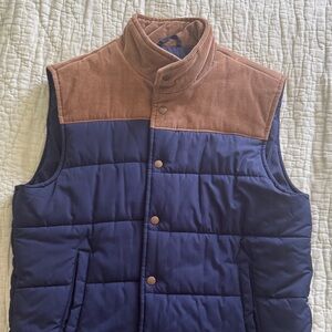 J. Crew Quilted Western Vest - Medium